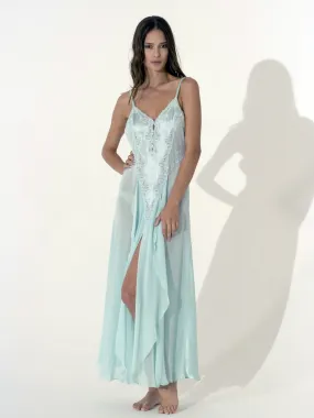 Long Silk Nightgown