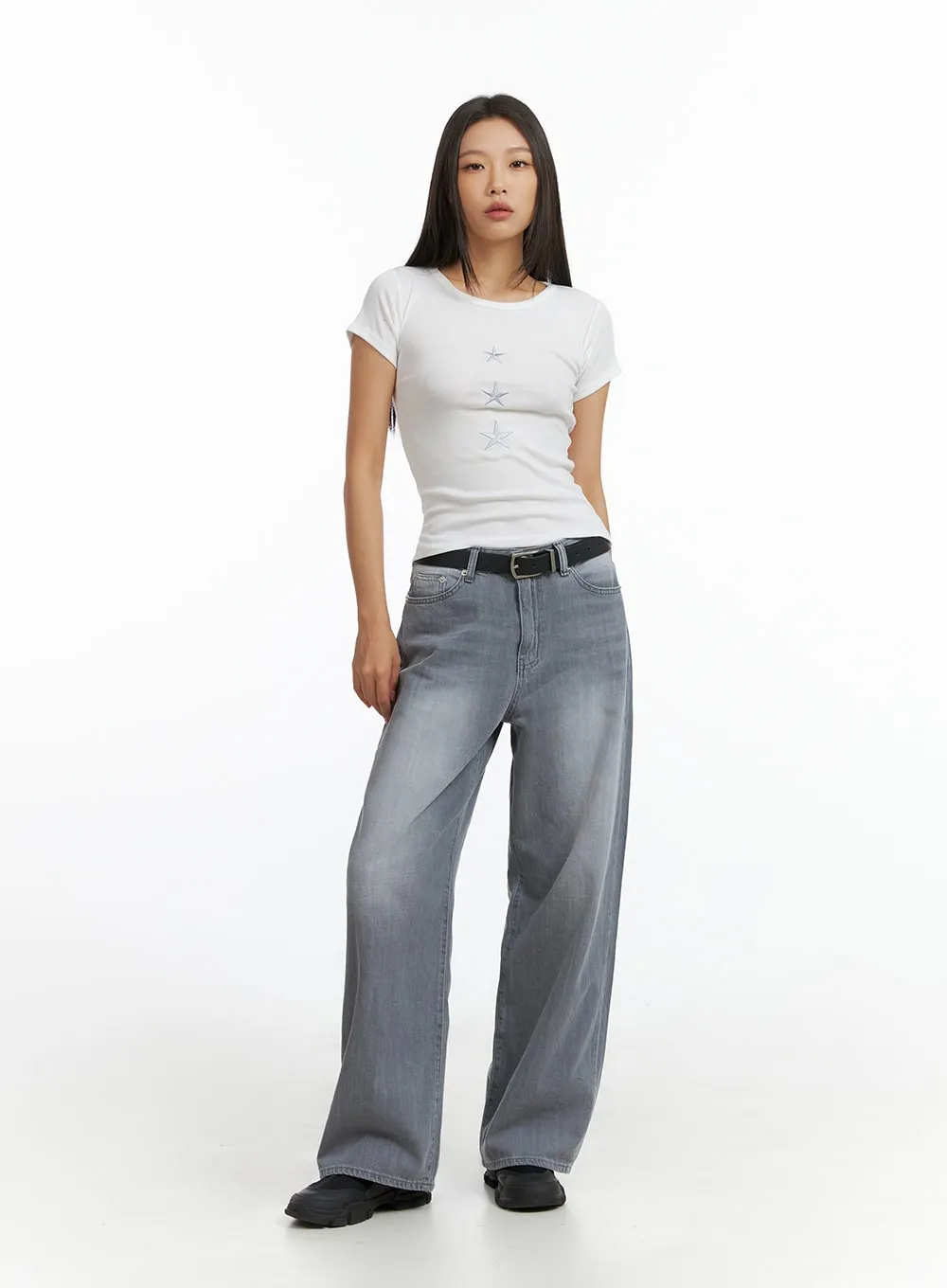 Low Rise Baggy Jeans IL409