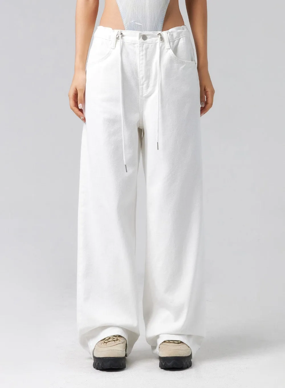 Low Rise Cotton Pants CL319