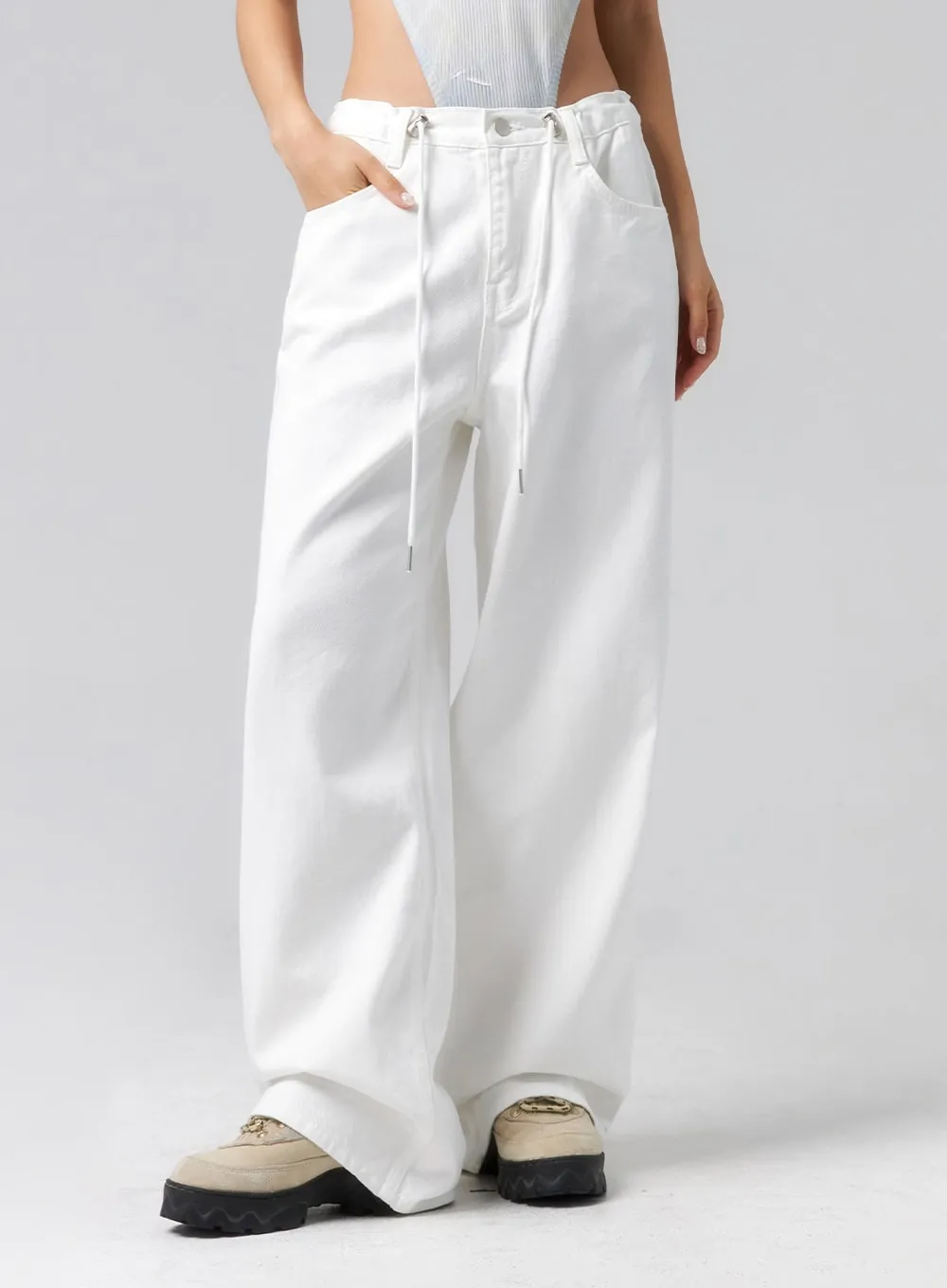 Low Rise Cotton Pants CL319