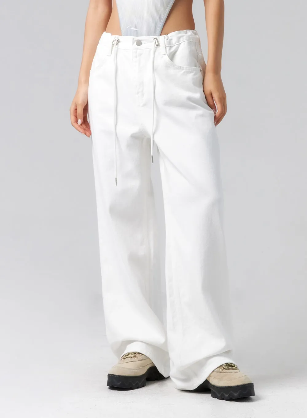 Low Rise Cotton Pants CL319