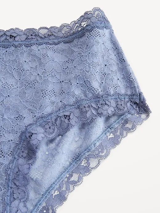 Low-Rise Lace Hipster Underwear
