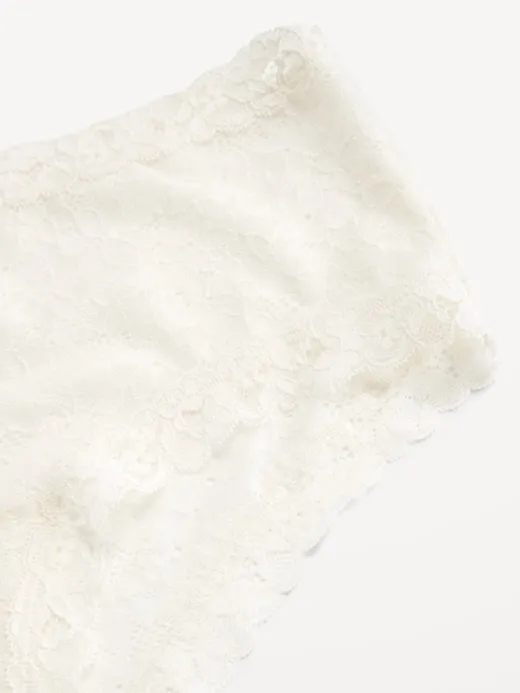 Low-Rise Lace Hipster Underwear