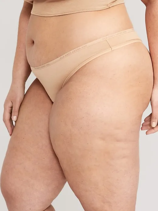 Low-Rise Logo Graphic Thong Underwear