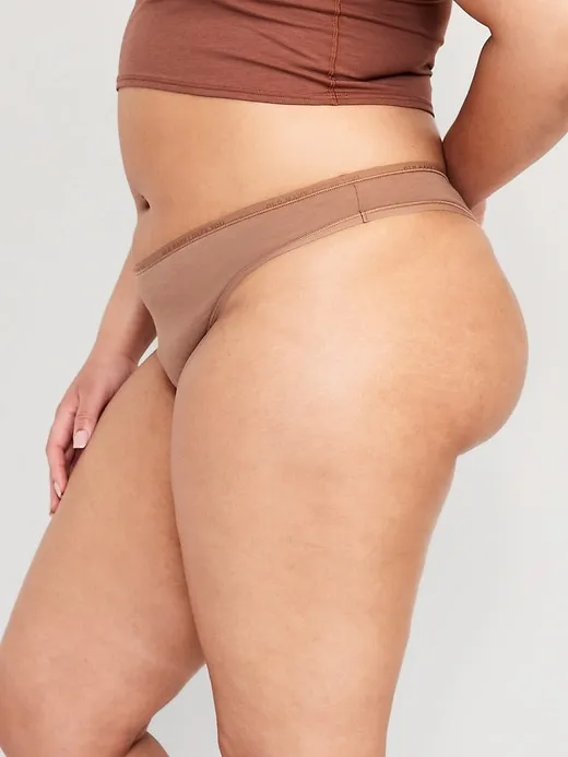Low-Rise Logo Graphic Thong Underwear