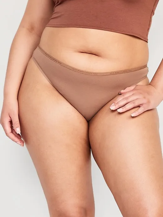 Low-Rise Logo Graphic Thong Underwear