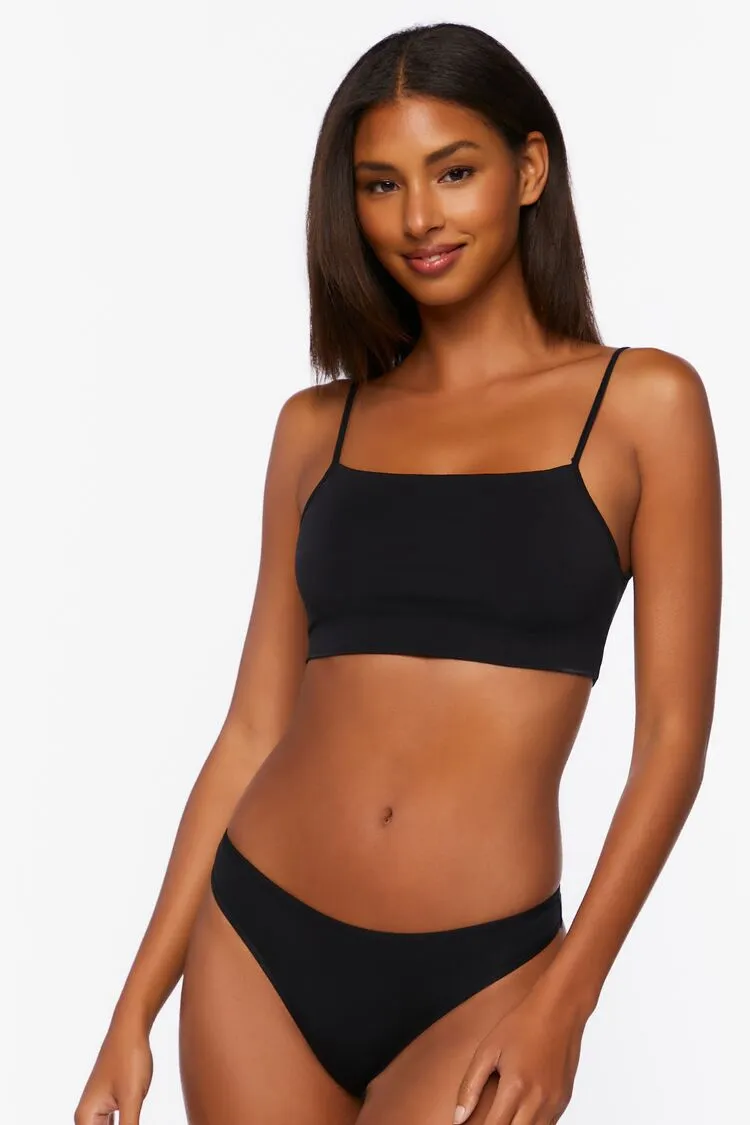 Low-Rise Thong Panties