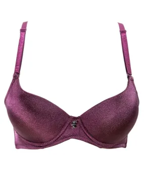Maroon Soft Padded Flourish Bra - Double Padded Underwired Bra - FL119