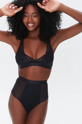 Mesh Embroidered Panties