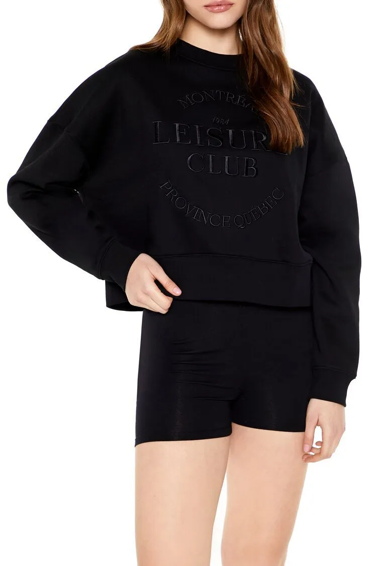Montreal Leisure Club Embroidered Pullover