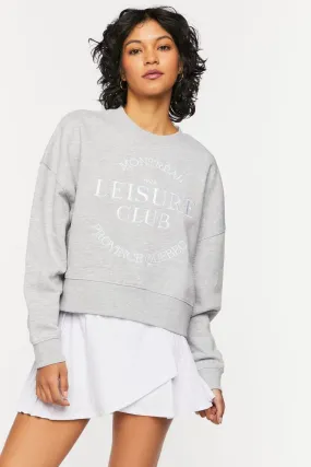 Montreal Leisure Club Embroidered Pullover