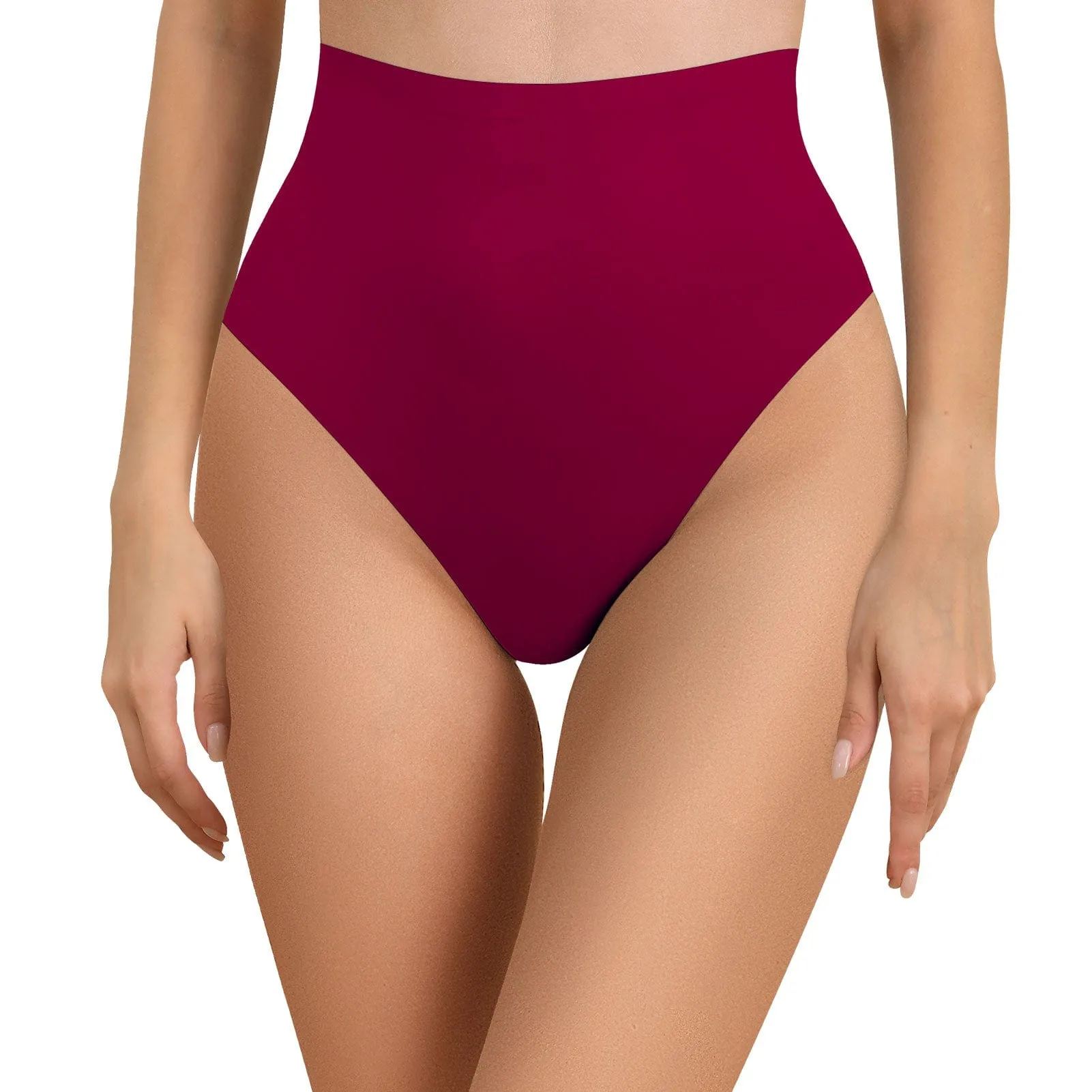 No Show High Waist Thong Underwear