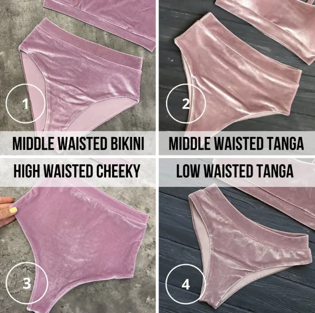 Pole dance wear set velour/velvet