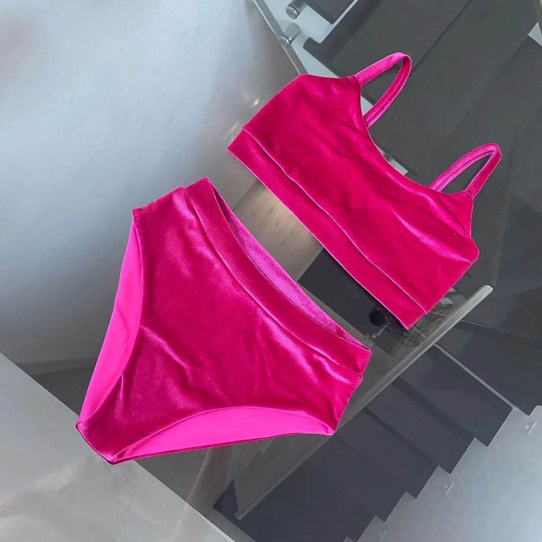 Pole dance wear set velour/velvet