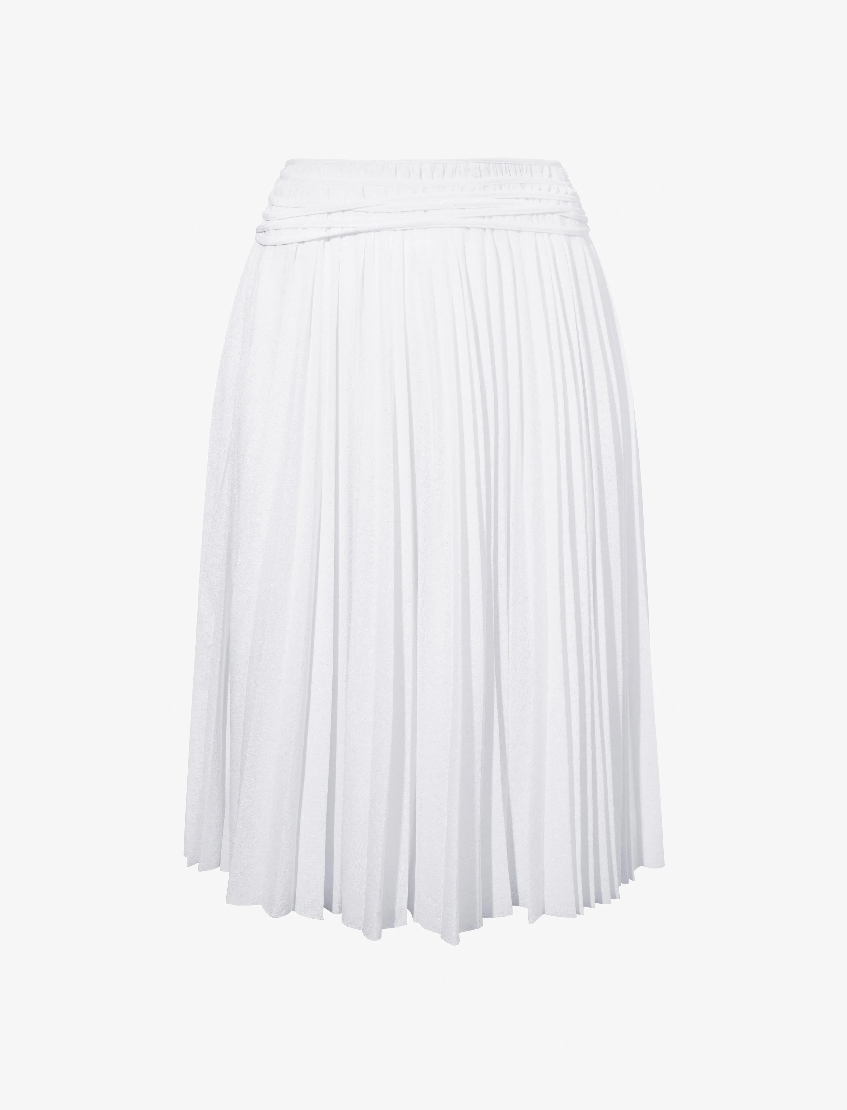 Proenza Schouler Margo Skirt in Gauzy Jersey - White
