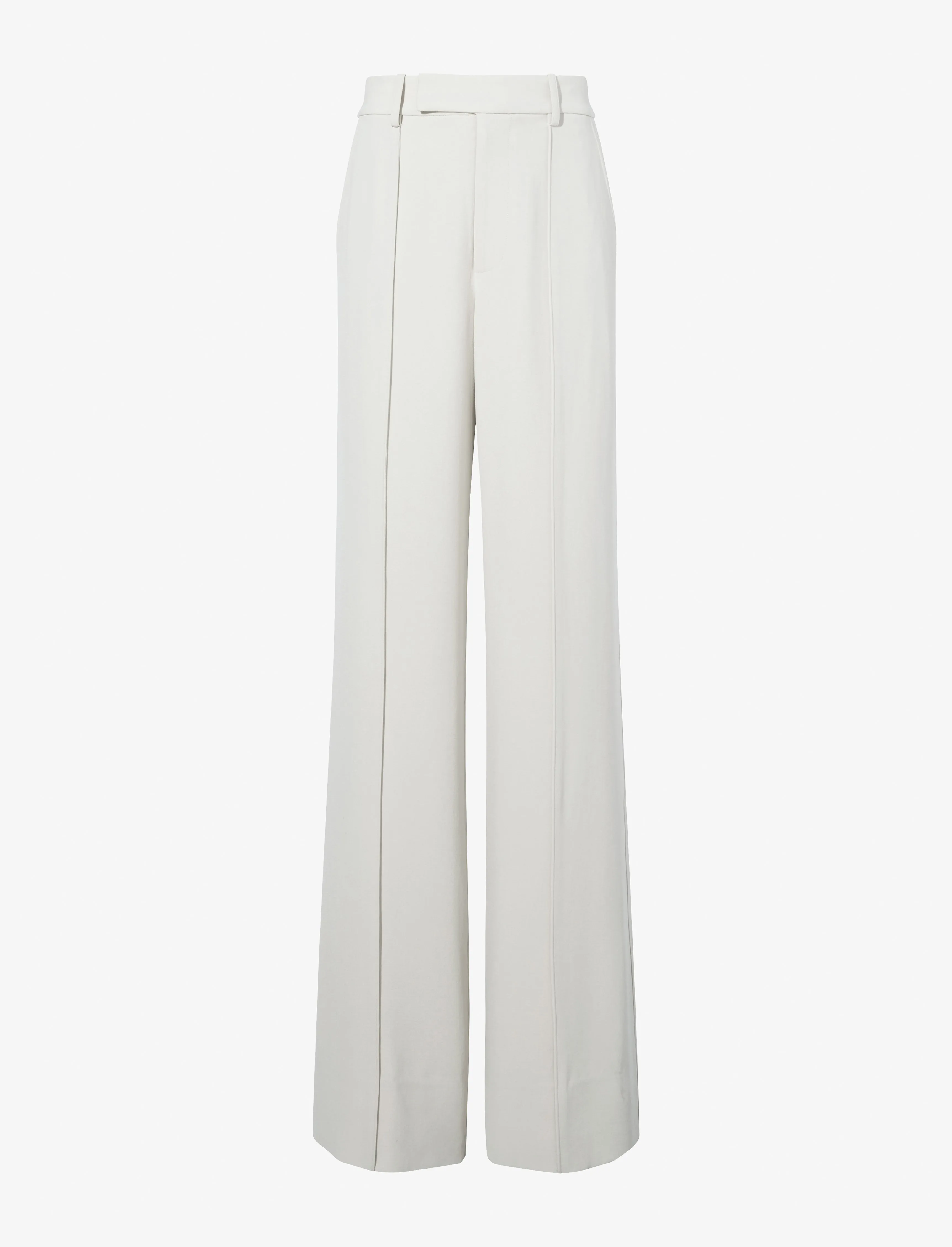 Proenza Schouler Weyes Pant in Light Matte Viscose Crepe - Wheat