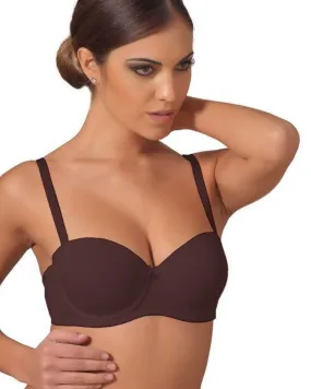 Pushup Bridal Bra - Brown - Single Padded Underwired Bra