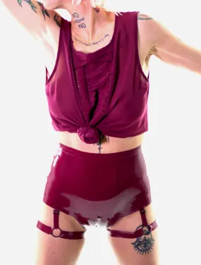 "Wina" Hipsters with Garters
