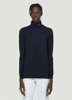 Raf Simons R-Embroidered Turtleneck Top