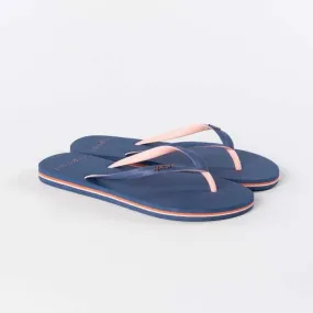 Rip Curl Women's Bondi 2 Tone Thongs - Navy/Pink