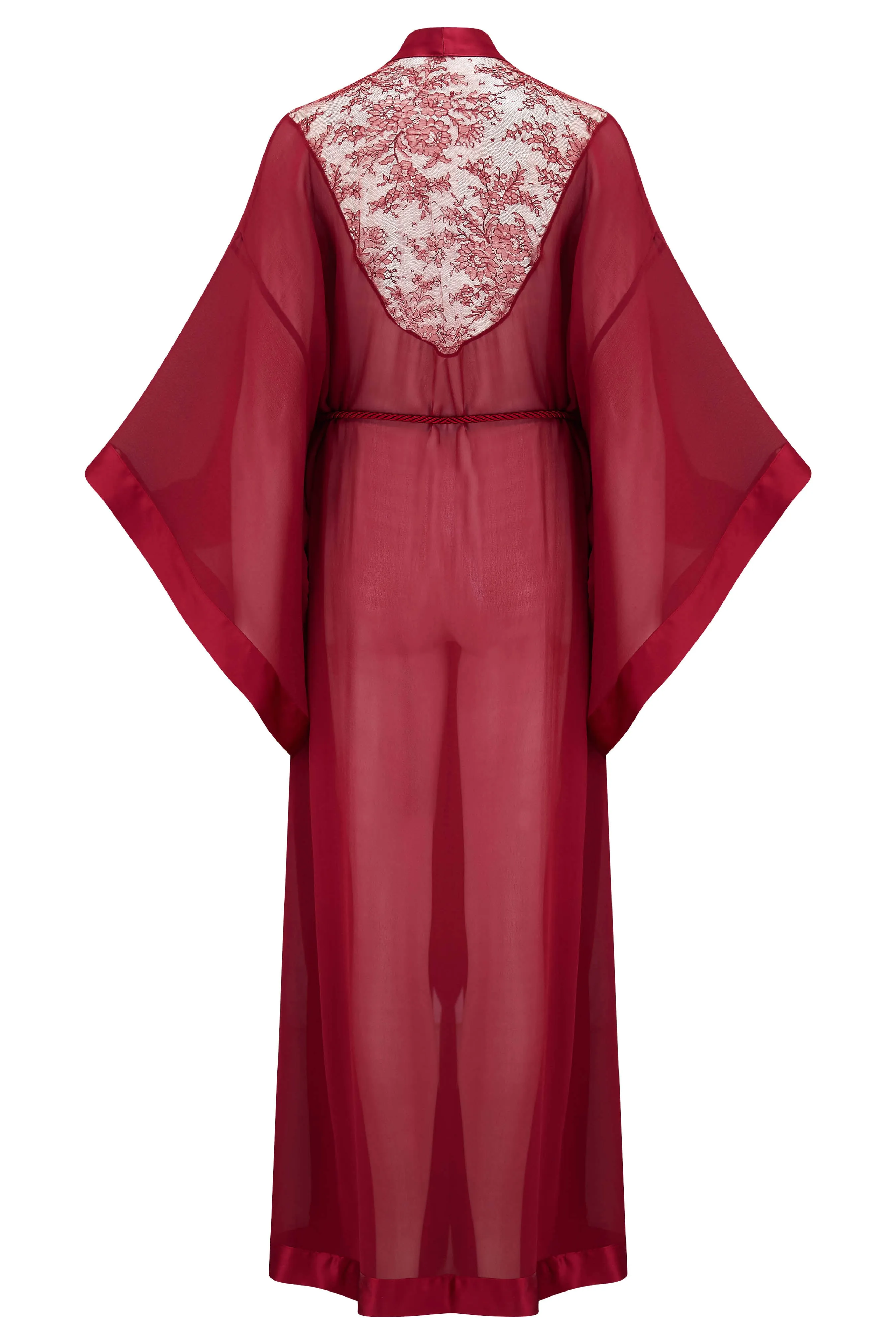 Rosalia Silk Robe - Black