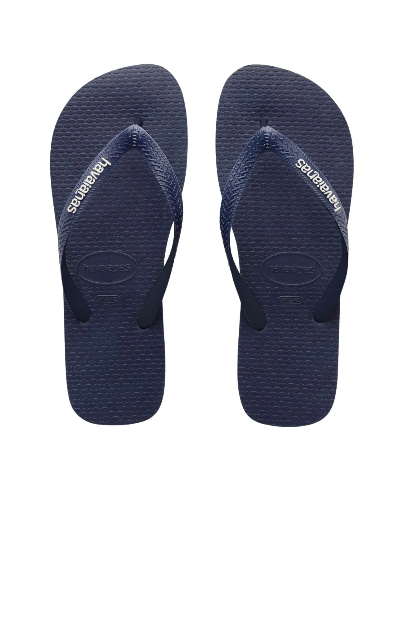 Rubber Logo Navy Blue White