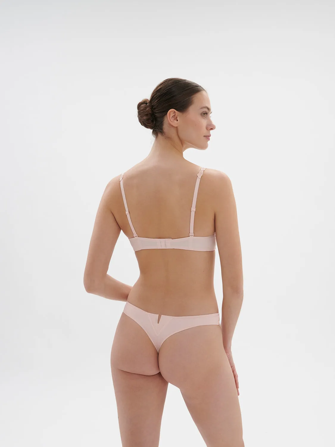 Saga Sheer Demi - Blushing Pink