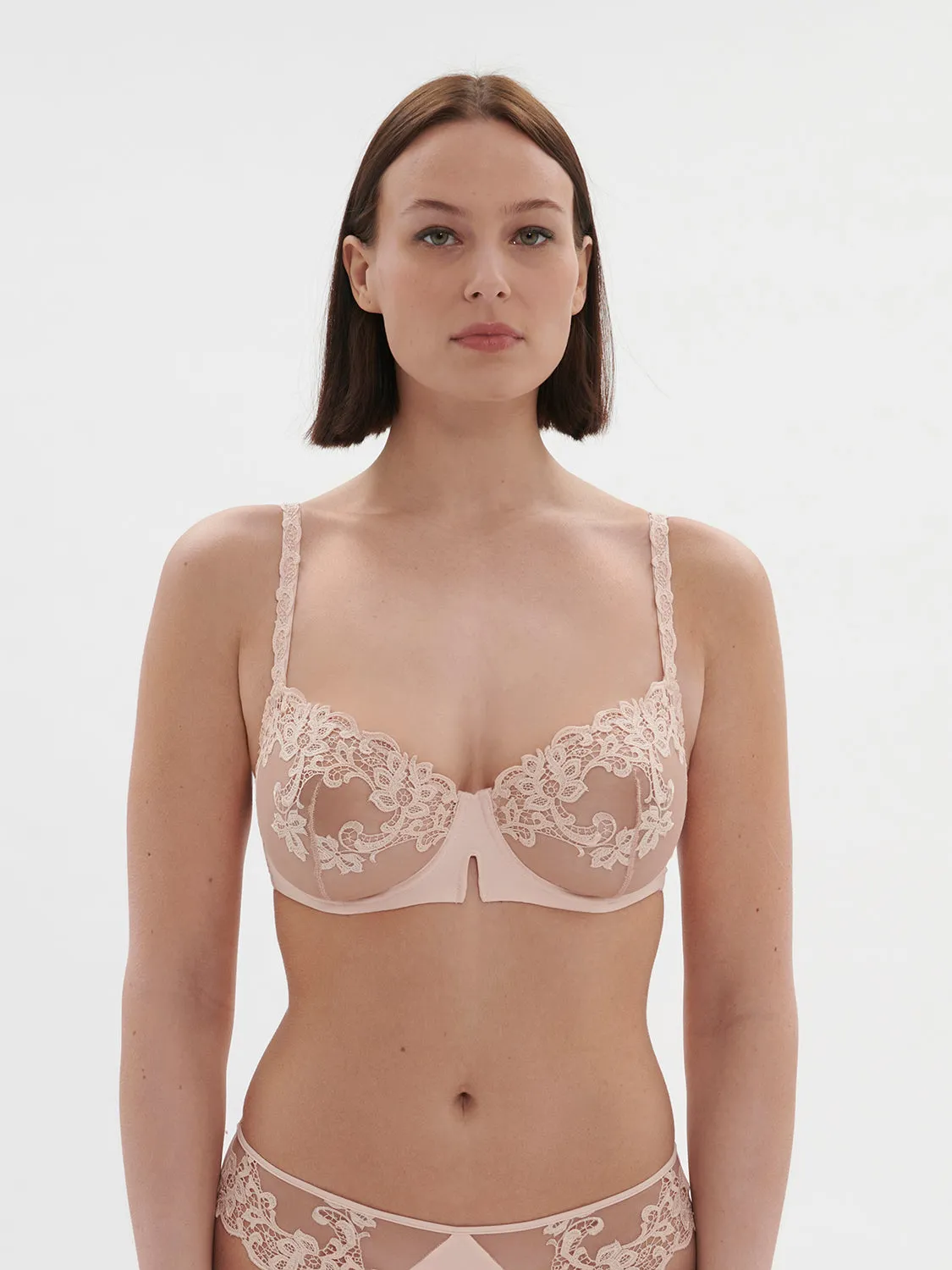 Saga Sheer Demi - Blushing Pink
