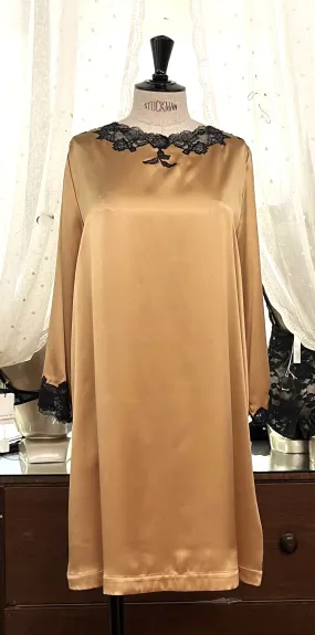 SALE Long Sleeve Short Nightgown (In stock, 3-day dispatch)