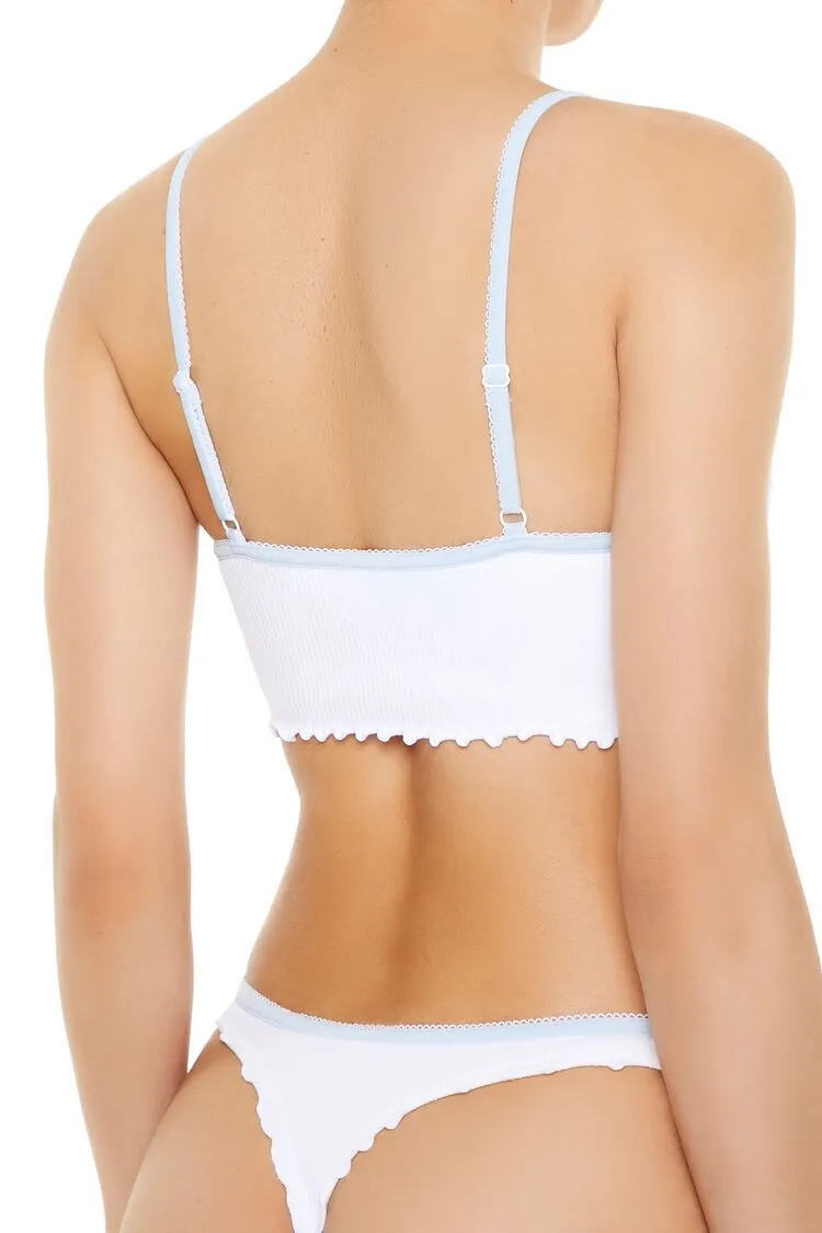 Seamless Bow Thong Panties