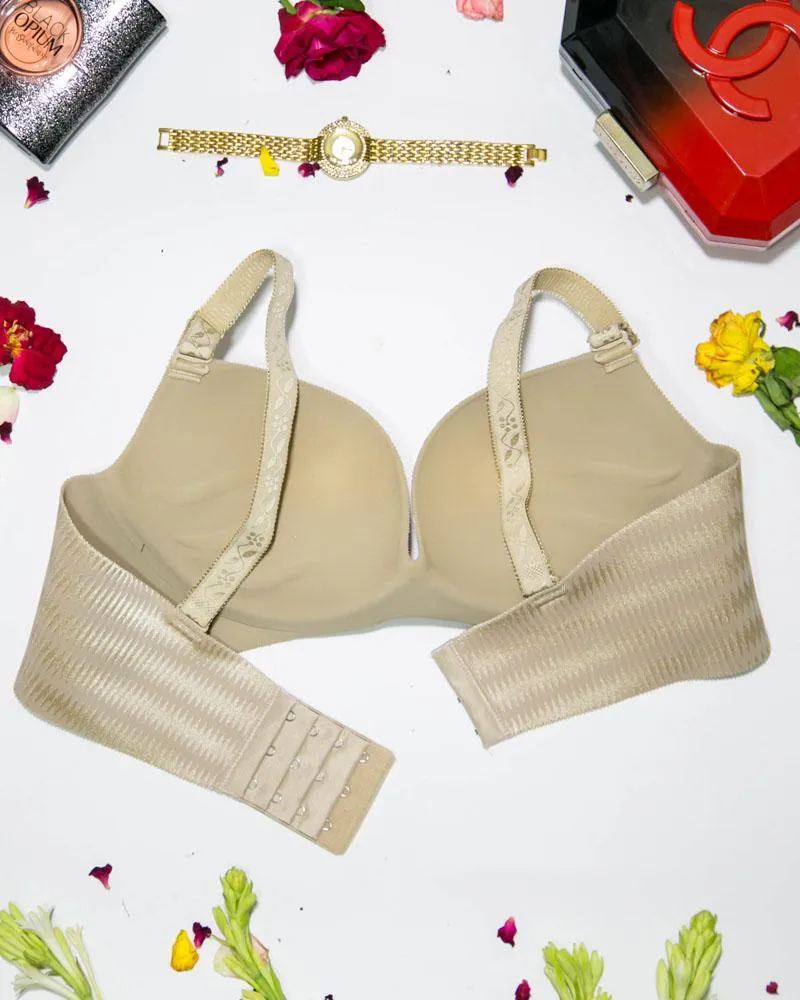 Self Design Sexy Soft Touch Push Up Bra - Skin