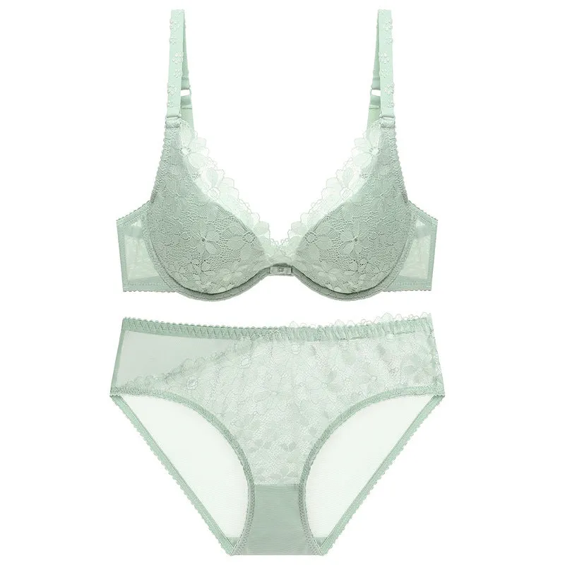 Serenity Floral Lace Bra & Panty Set