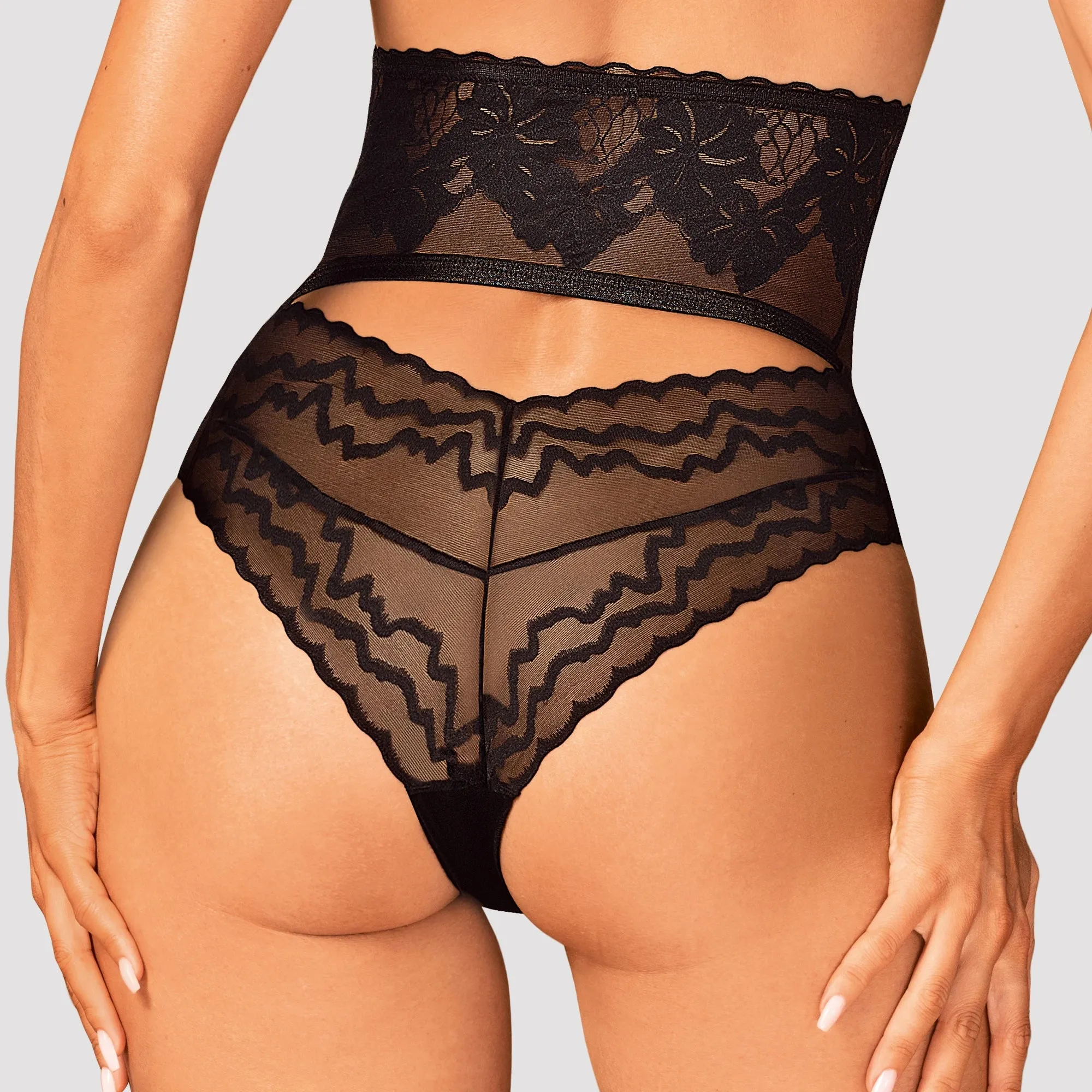 Sexy High Waist Peek-a-Boo Panty Obsessive Arienna