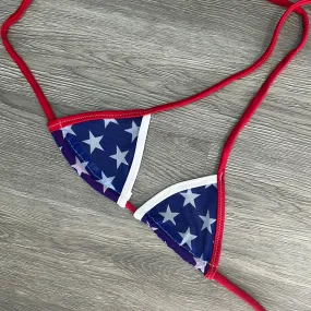 Sheer Fun Home of the Brave Triangle Top