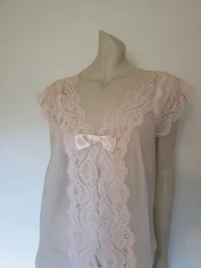 Short Sheer Shell Pink Robe by Shadowline
