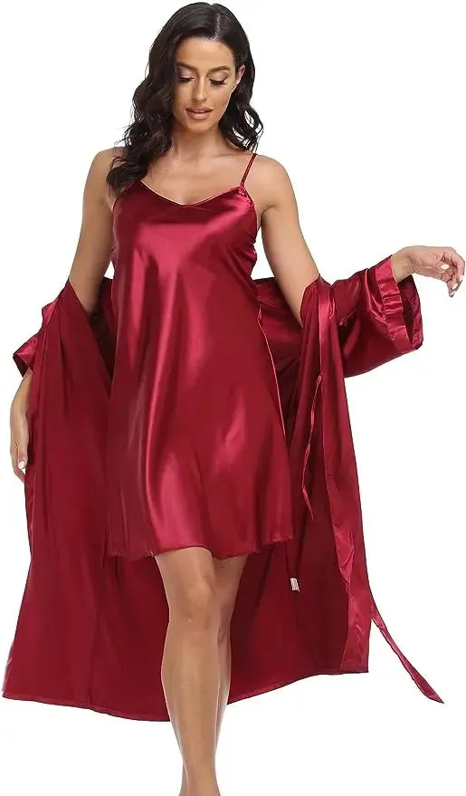 Silk Evening Chemise Nightgown