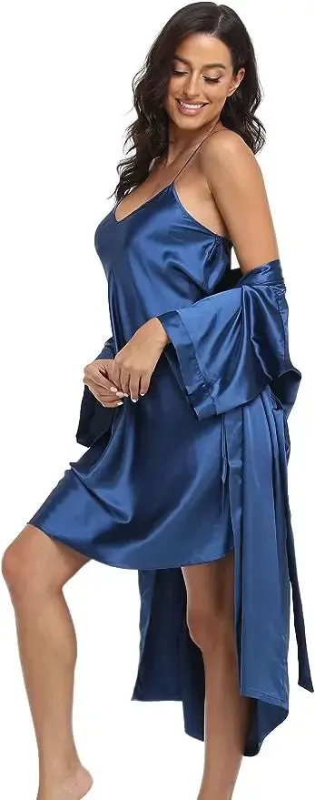 Silk Evening Chemise Nightgown