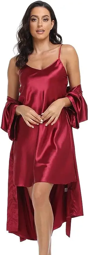 Silk Evening Chemise Nightgown
