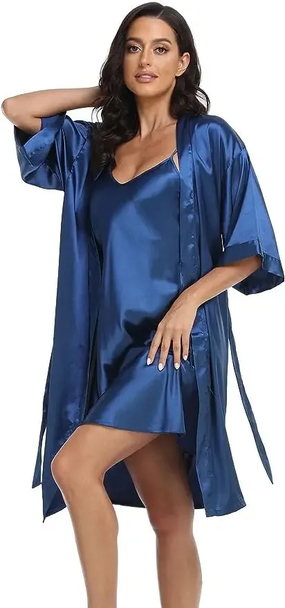 Silk Evening Chemise Nightgown