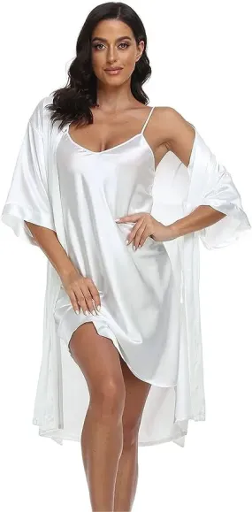 Silk Evening Chemise Nightgown