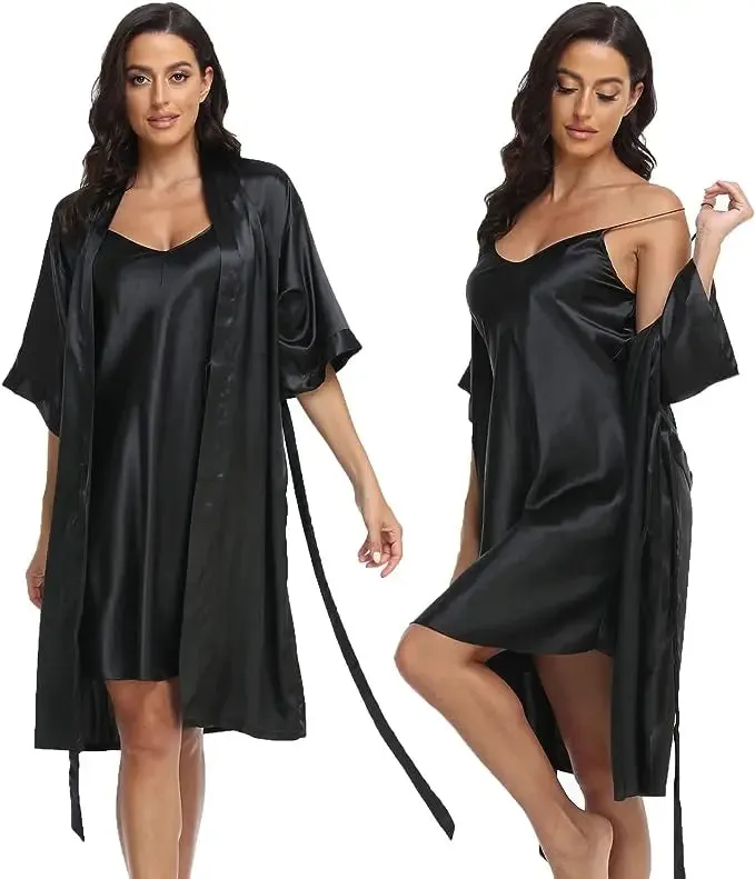 Silk Evening Chemise Nightgown
