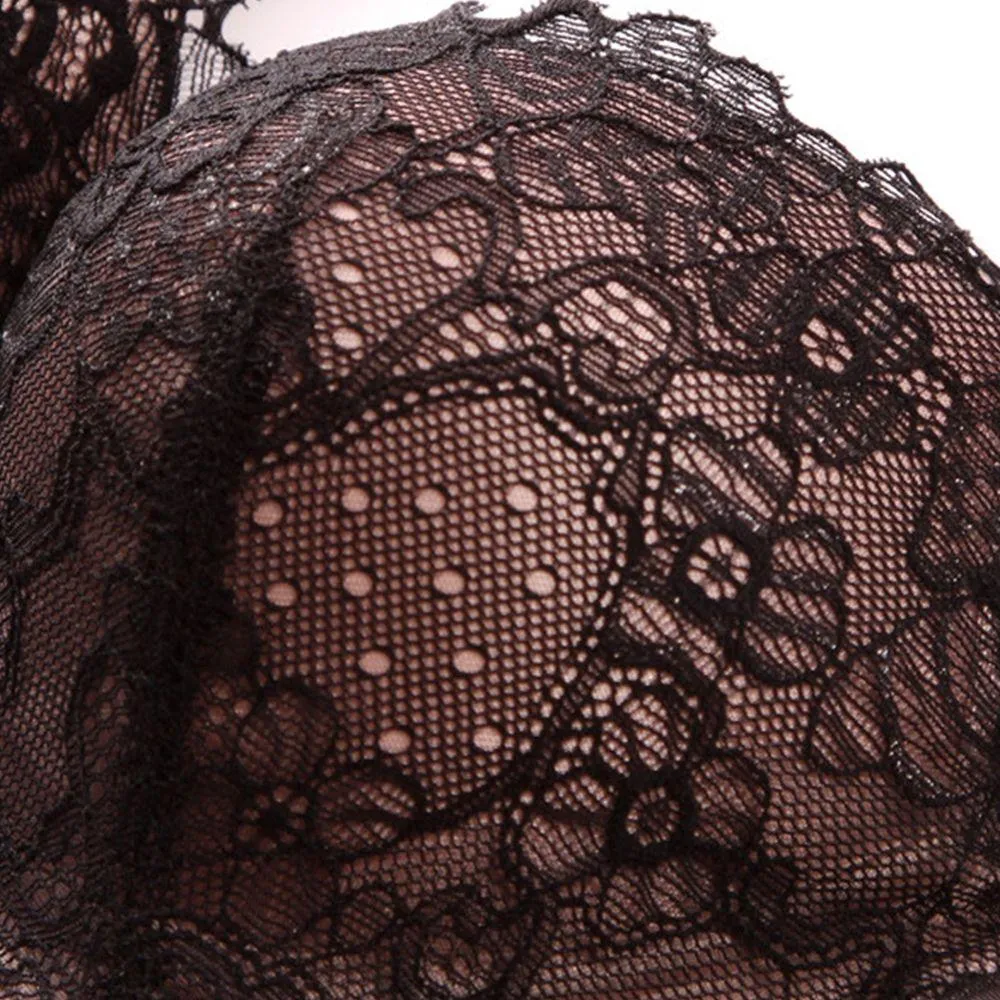 Skin & Black Bridal Classic Lace Bra Padded Underwired Bra