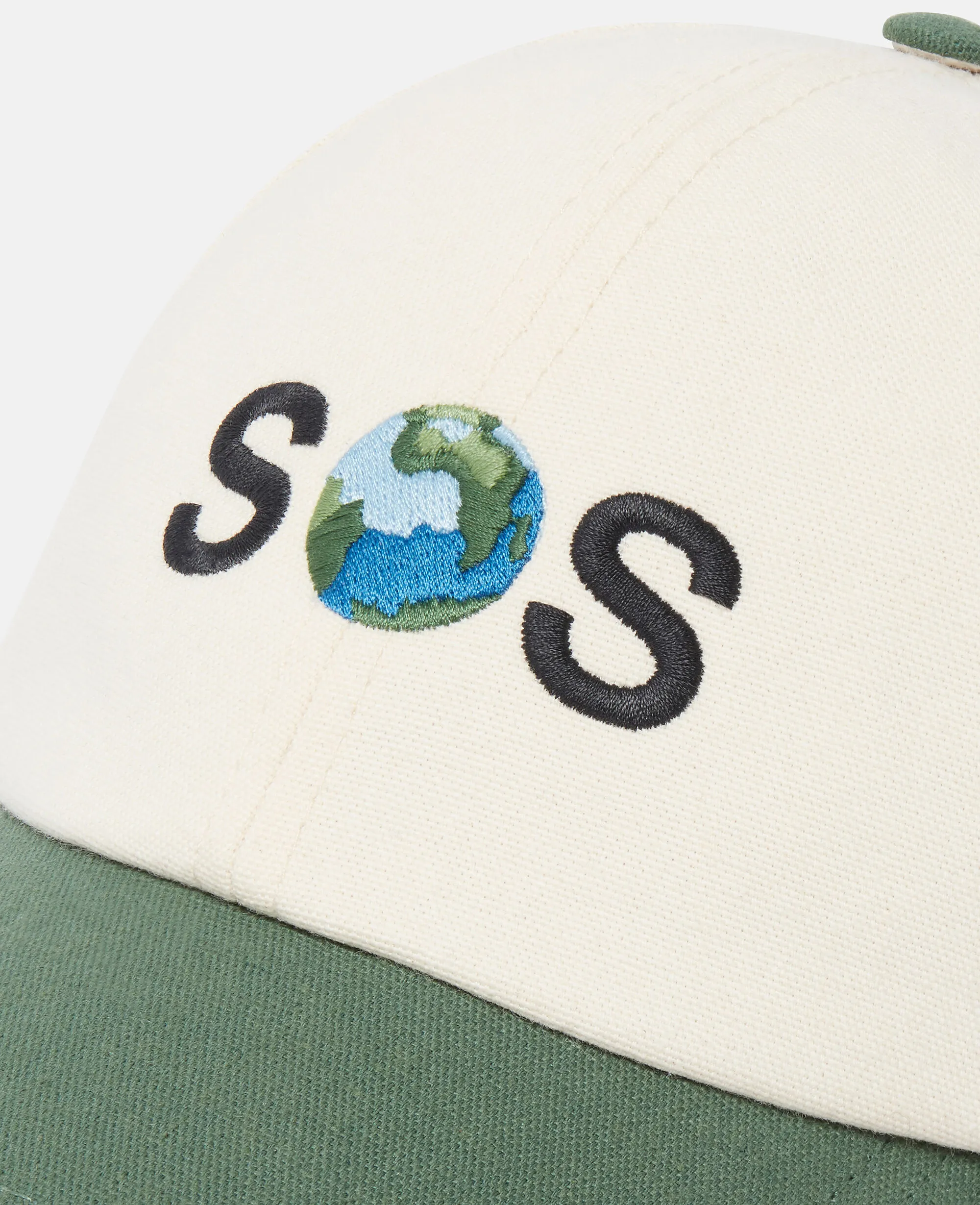 SOS Embroidered Baseball Cap