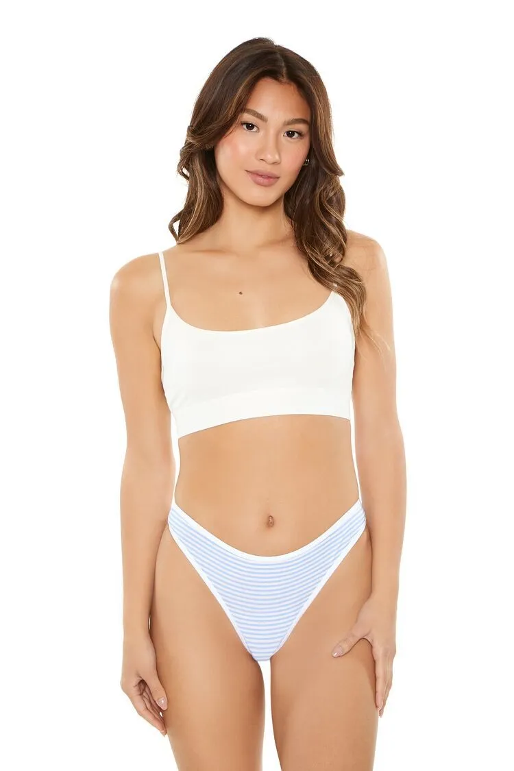 Striped Thong Panties