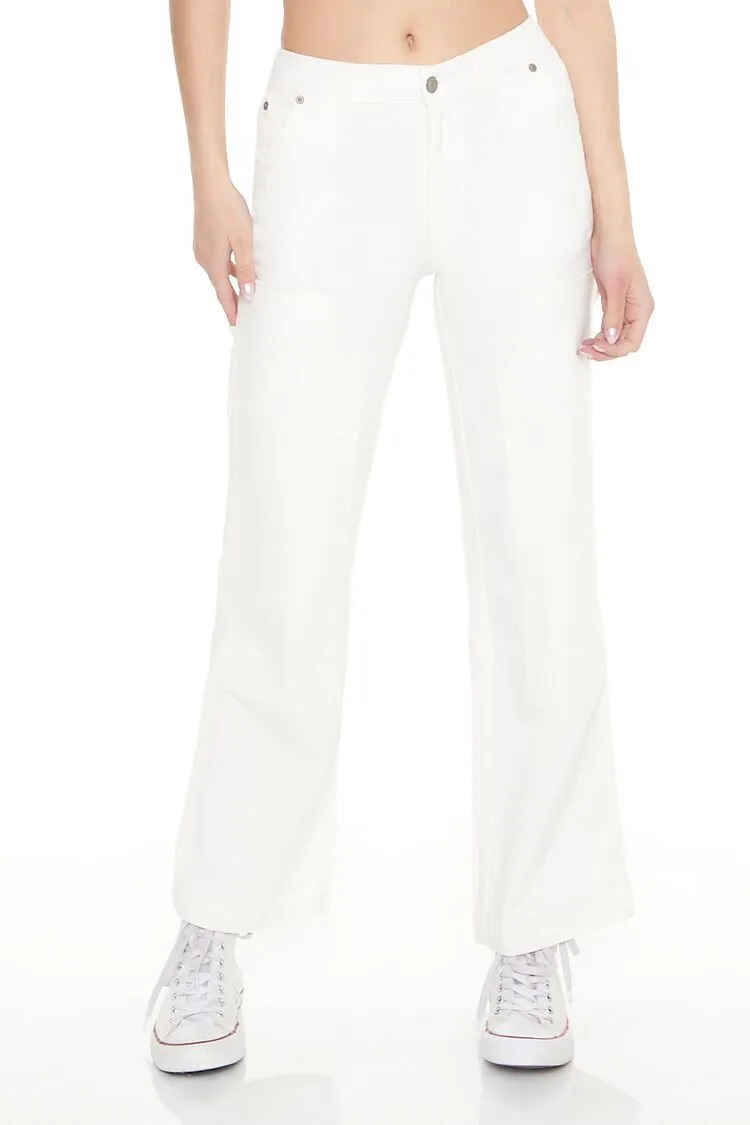 Twill Low-Rise Carpenter Pants