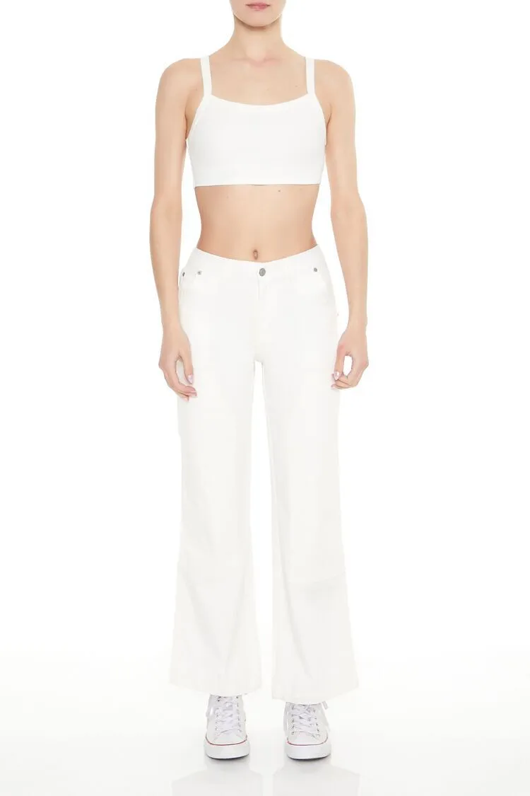 Twill Low-Rise Carpenter Pants