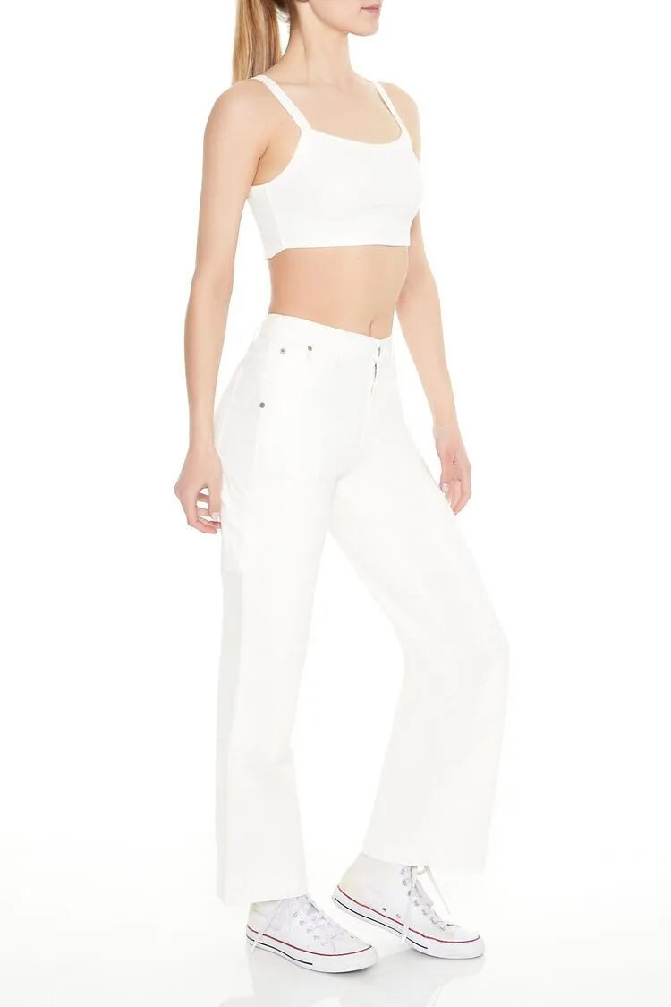 Twill Low-Rise Carpenter Pants