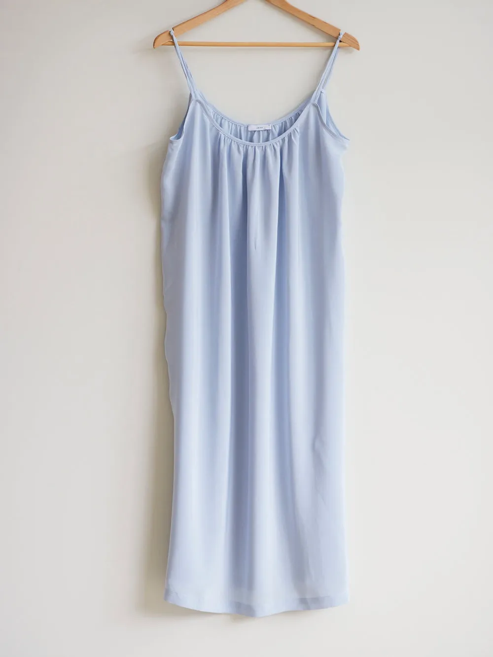 Victoria Silk Nightgown - Pale Blue