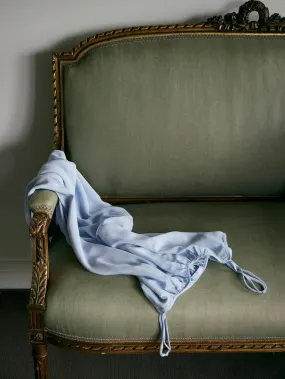 Victoria Silk Nightgown - Pale Blue