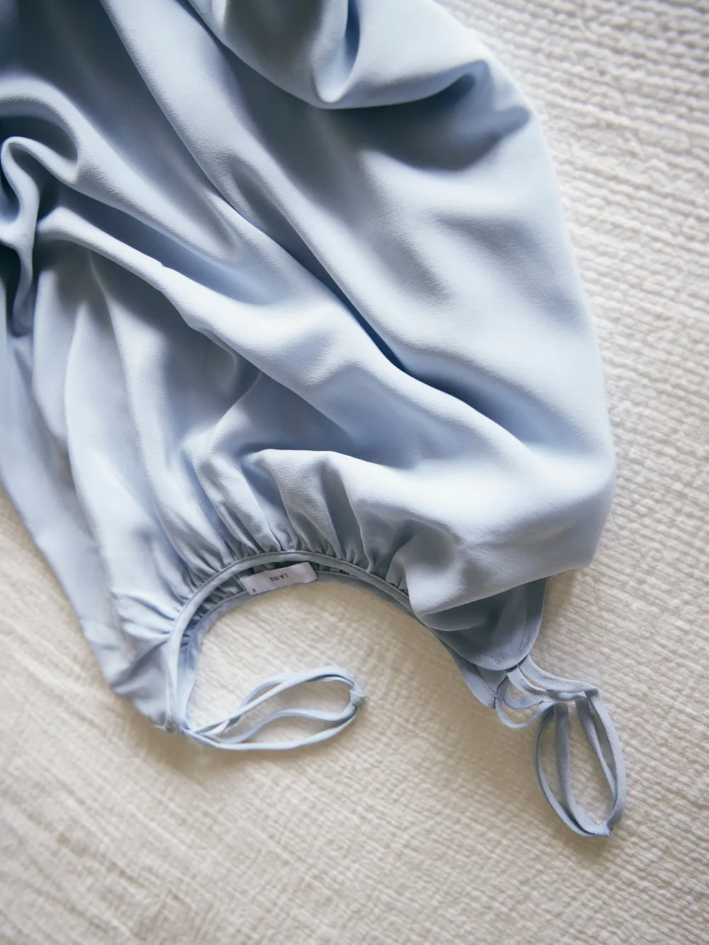 Victoria Silk Nightgown - Pale Blue